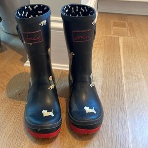 Joules rain boots for women barely used